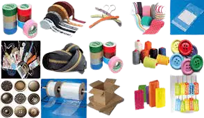 Trims and Accessories used in Garments Industry