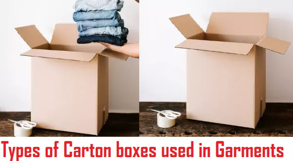 Types of Carton boxes used in Garments Industry