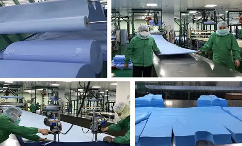 Cutting Process of Surgical Gown