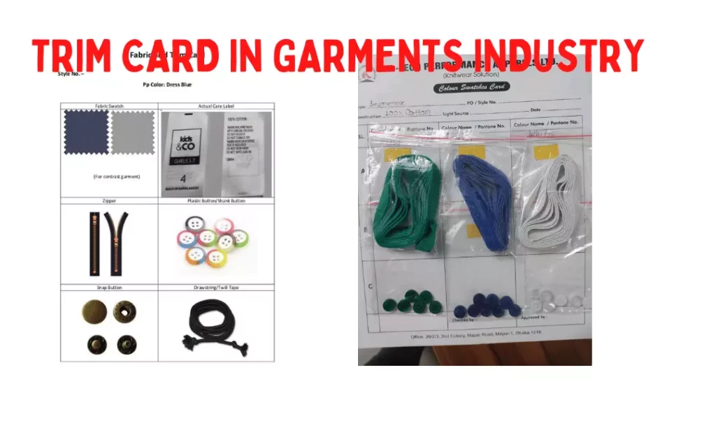 What is Trim Card in Garments Industry