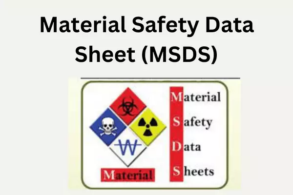 Material Safety Data Sheet (MSDS)