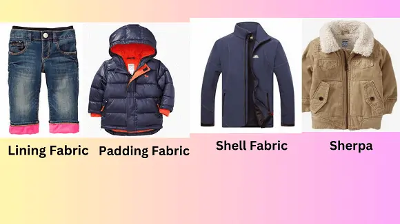 What are Lining, Padding, Sherpa, and Shell Fabric?