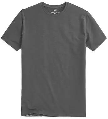 Mack Weldon Silver Crew Neck T-Shirt-Best Trendy Summer T-shirts for Men