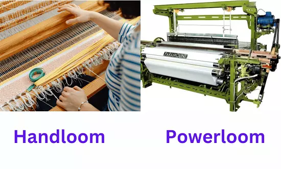 Difference Between Handloom and Powerloom