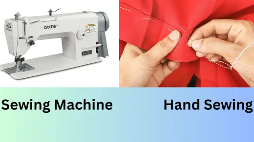 Difference Between Sewing Machine and Hand Sewing