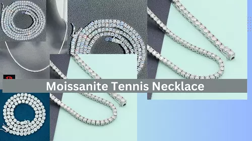 Effortless Glam: Redefining Style with a Moissanite Tennis Necklace