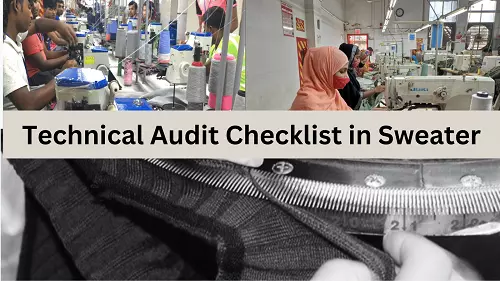 Technical Audit Checklist in Sweater Industry