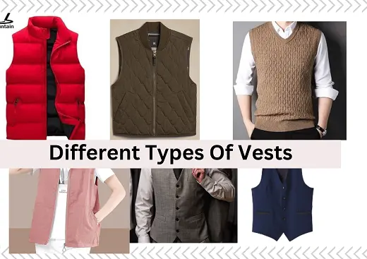 Different Types Of Vests Outerwear Clothing For Men And Women