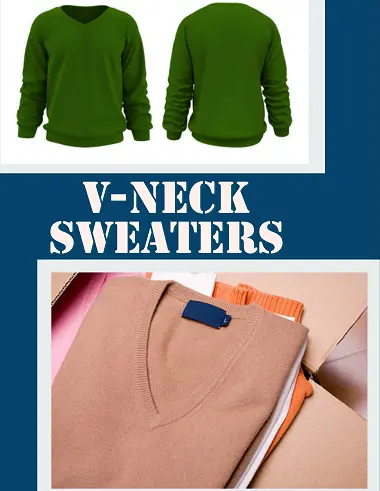 V-Neck Sweaters; Different Types of Sweaters
