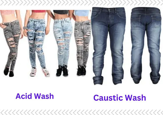 What is the Acid Wash and Caustic Wash in the Garments Industry Washing Process