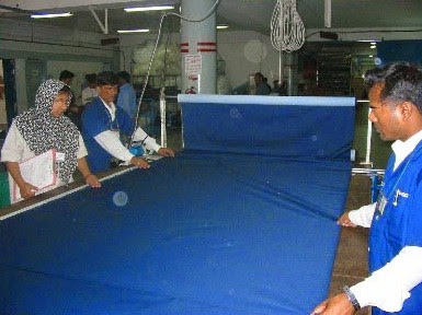 Shade Marking and Inspection in Fabric Spreading
