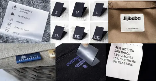Different Types of Labels Used in Garments Industry