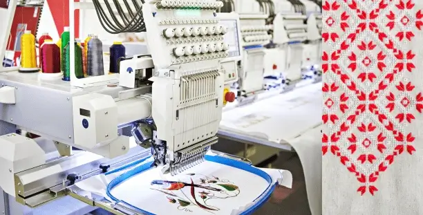 Embroidery Department Process Flow Chart in Garments Industry