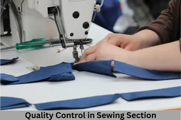 Process Flow Chart of Quality Control in Sewing Section