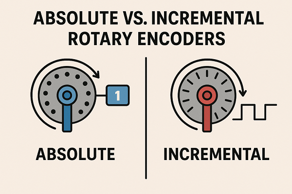 Absolute vs. Incremental Rotary Encoders: Key Differences and When to Use Each