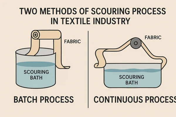 Two Methods of Scouring Process in Textile Industry