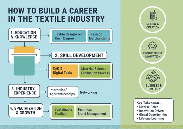 How to Build a Career in the Textile Industry: A Step-by-Step Guide for Students