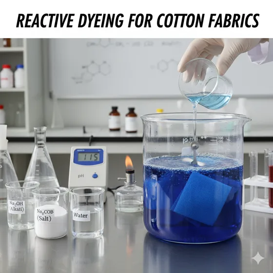 Reactive Dyeing for Cotton Fabrics, Mechanism and Major Control Parameters