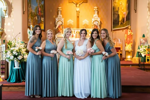 Tips for Coordinating Bridesmaid Dresses in Satin and Chiffon