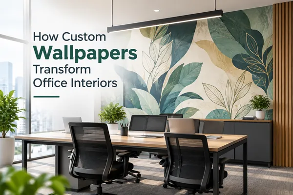 How Custom Wallpapers Transform Office Interiors
